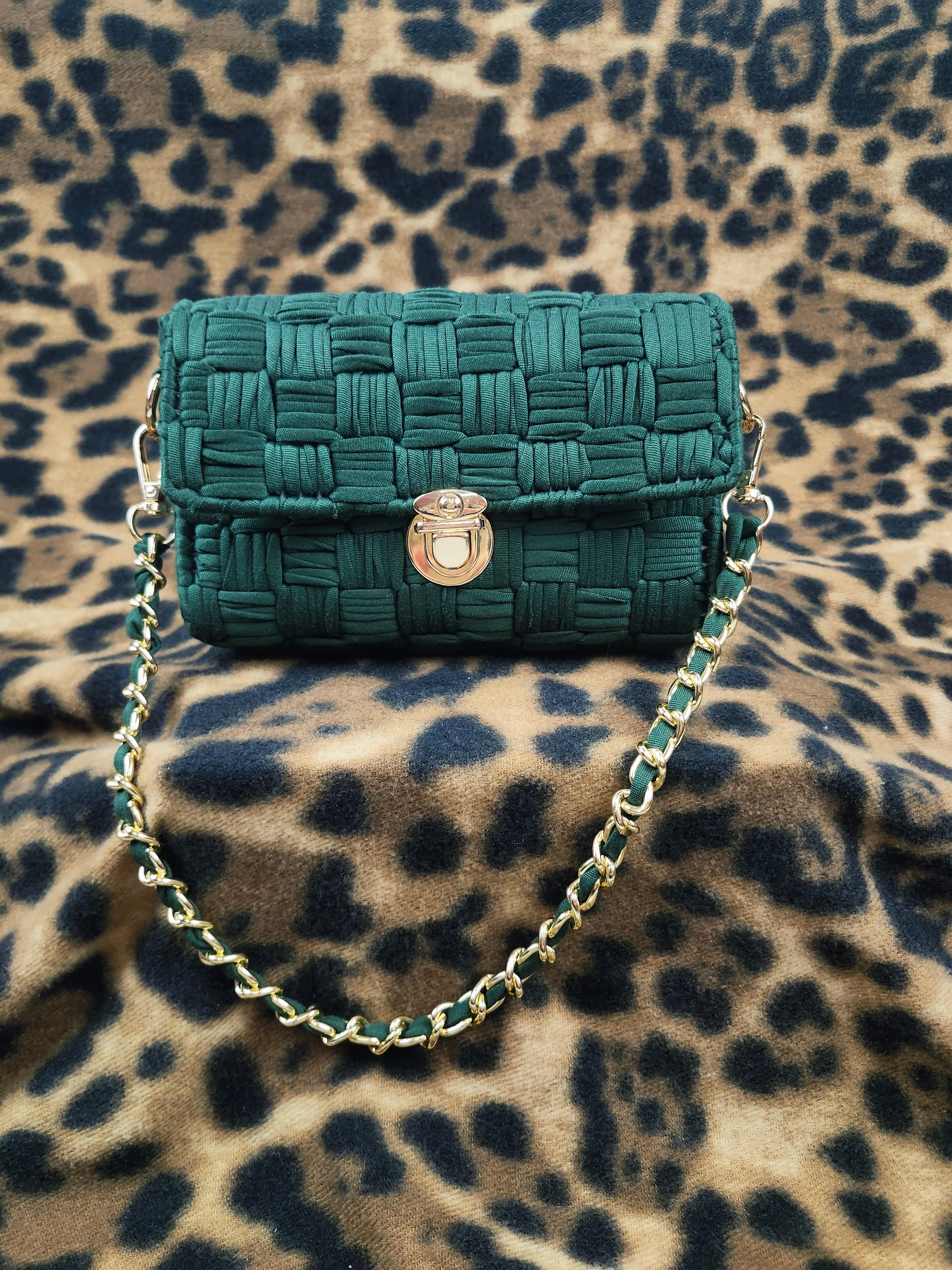 LUXURY HANDBAG GREEN