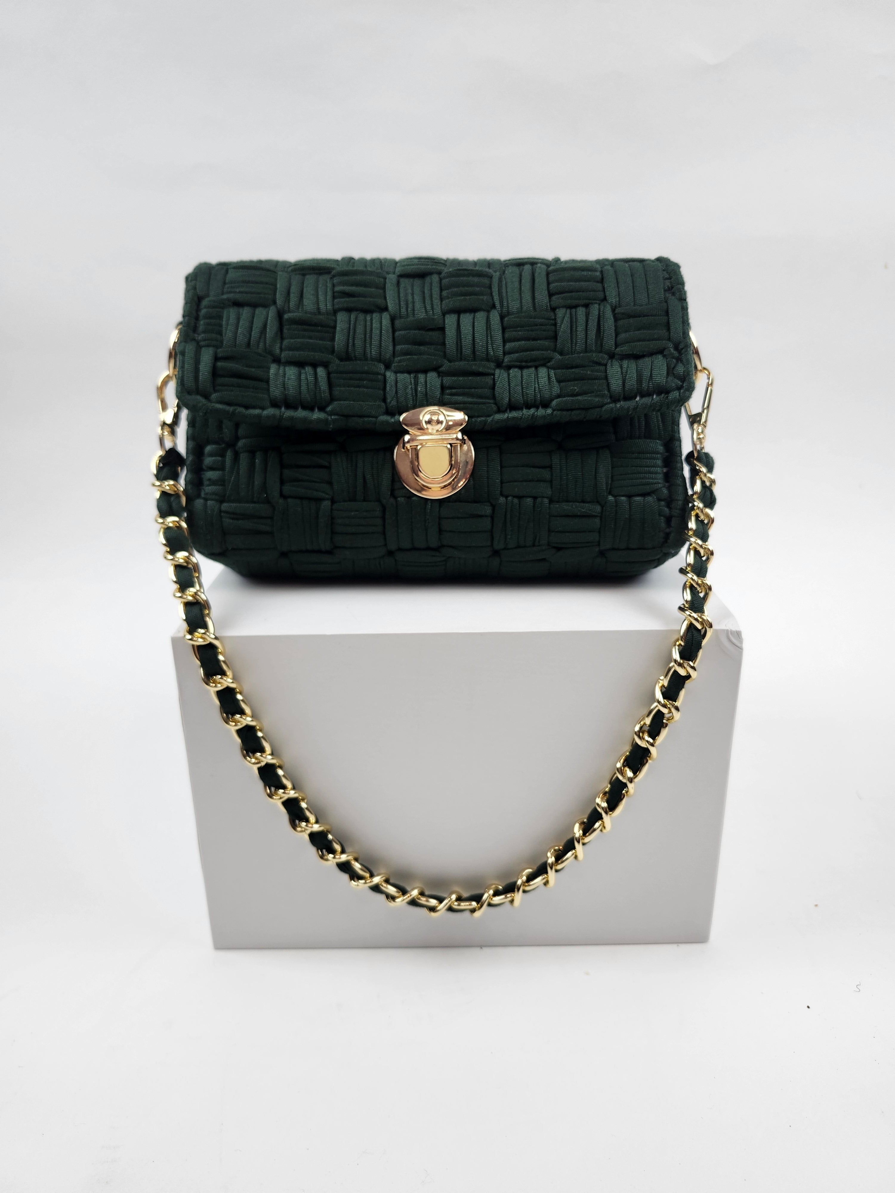 LUXURY HANDBAG GREEN