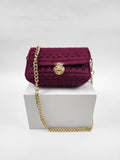 LUXURY HANDBAG BURGUNDY 1