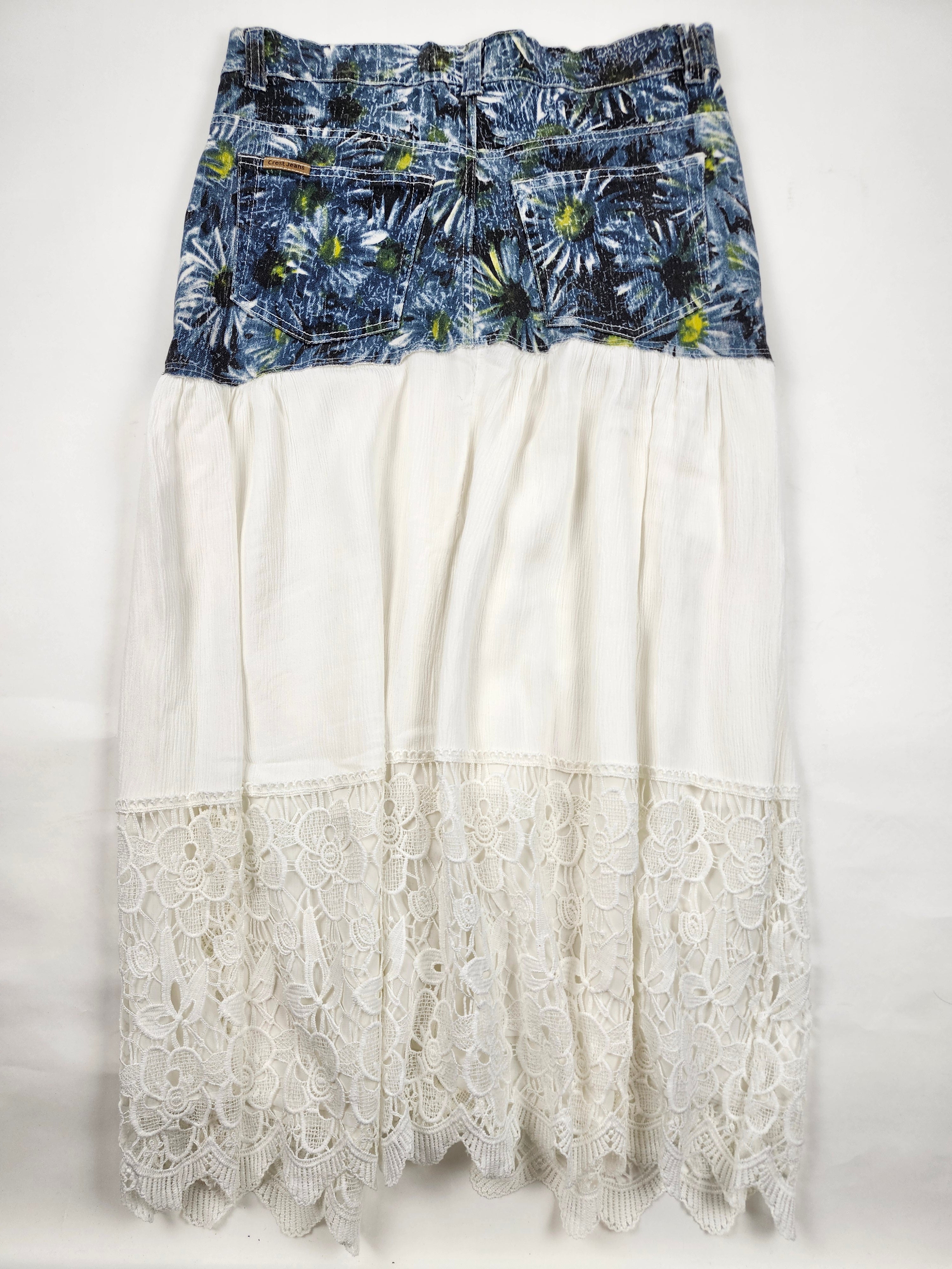 UPCYCLED SKIRT (DAISIES)
