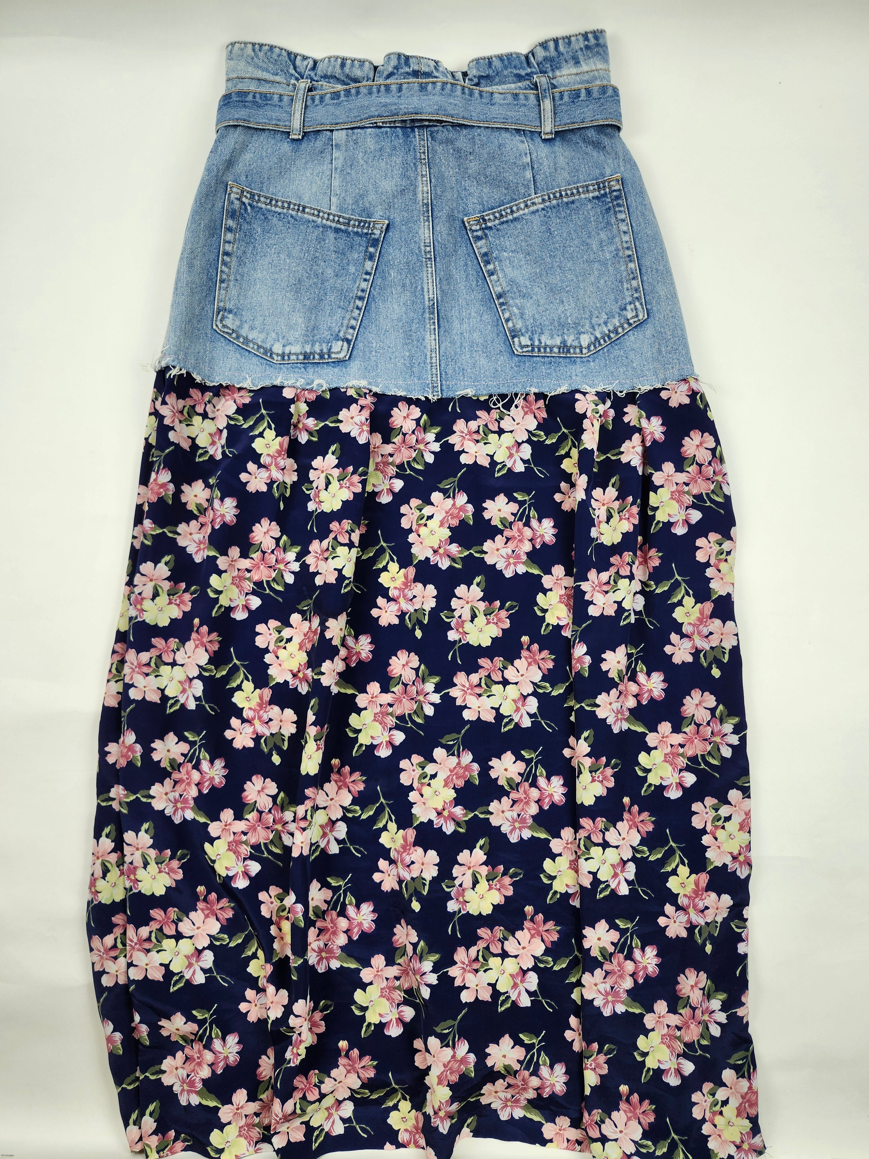 UPCYCLED SKIRT (Violets)