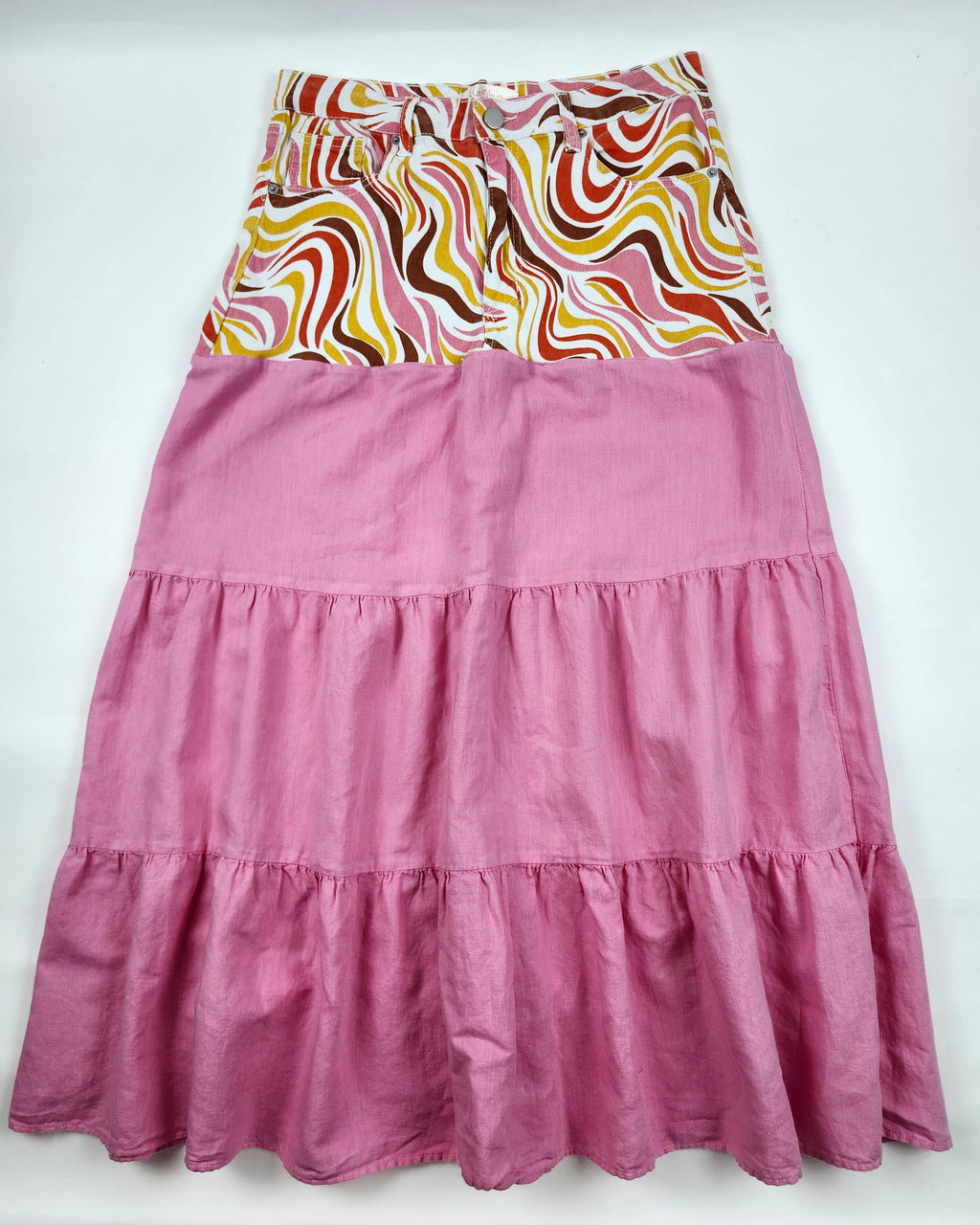 UPCYCLED SKIRT (Pink )