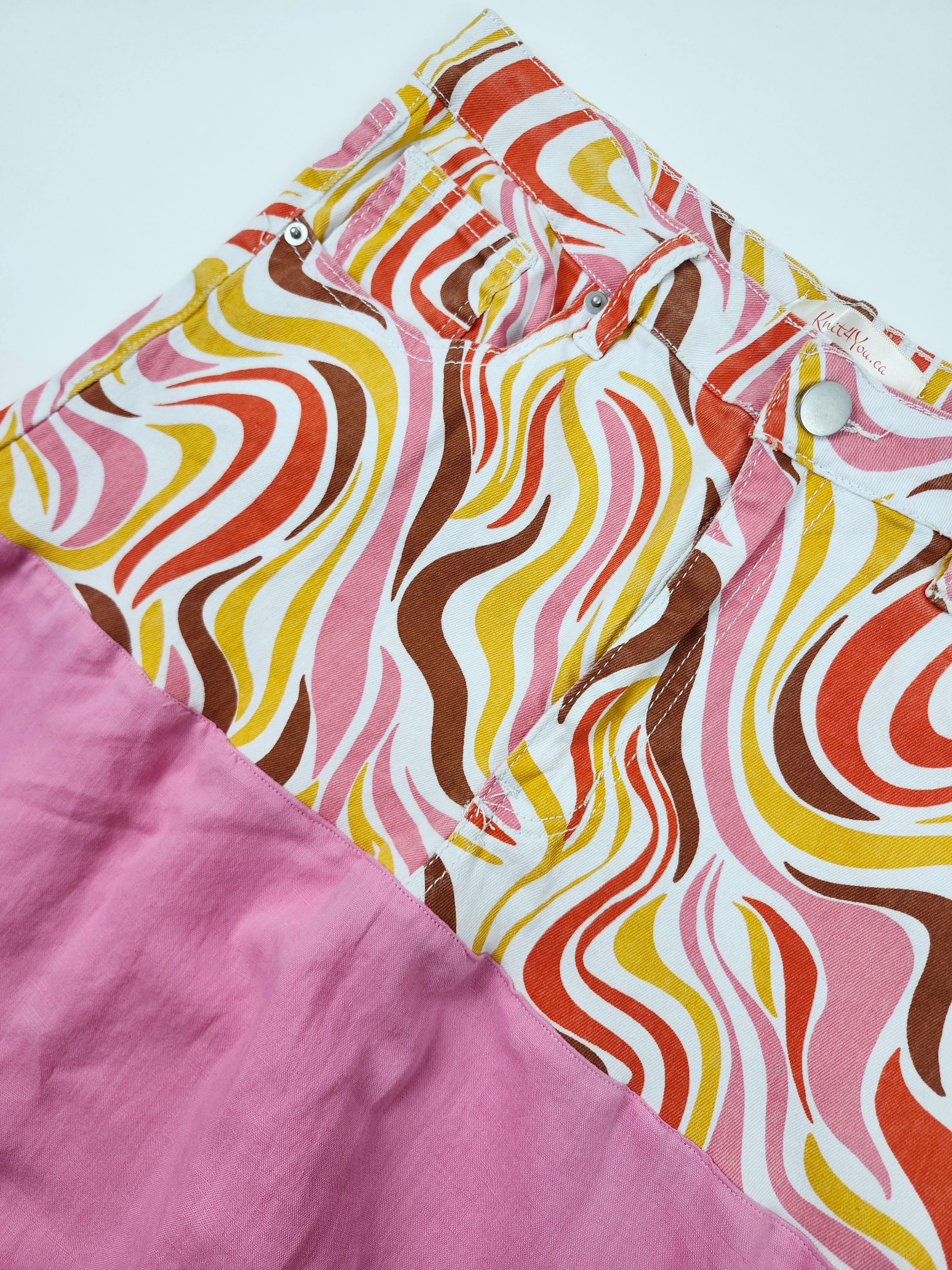 UPCYCLED SKIRT (Pink )