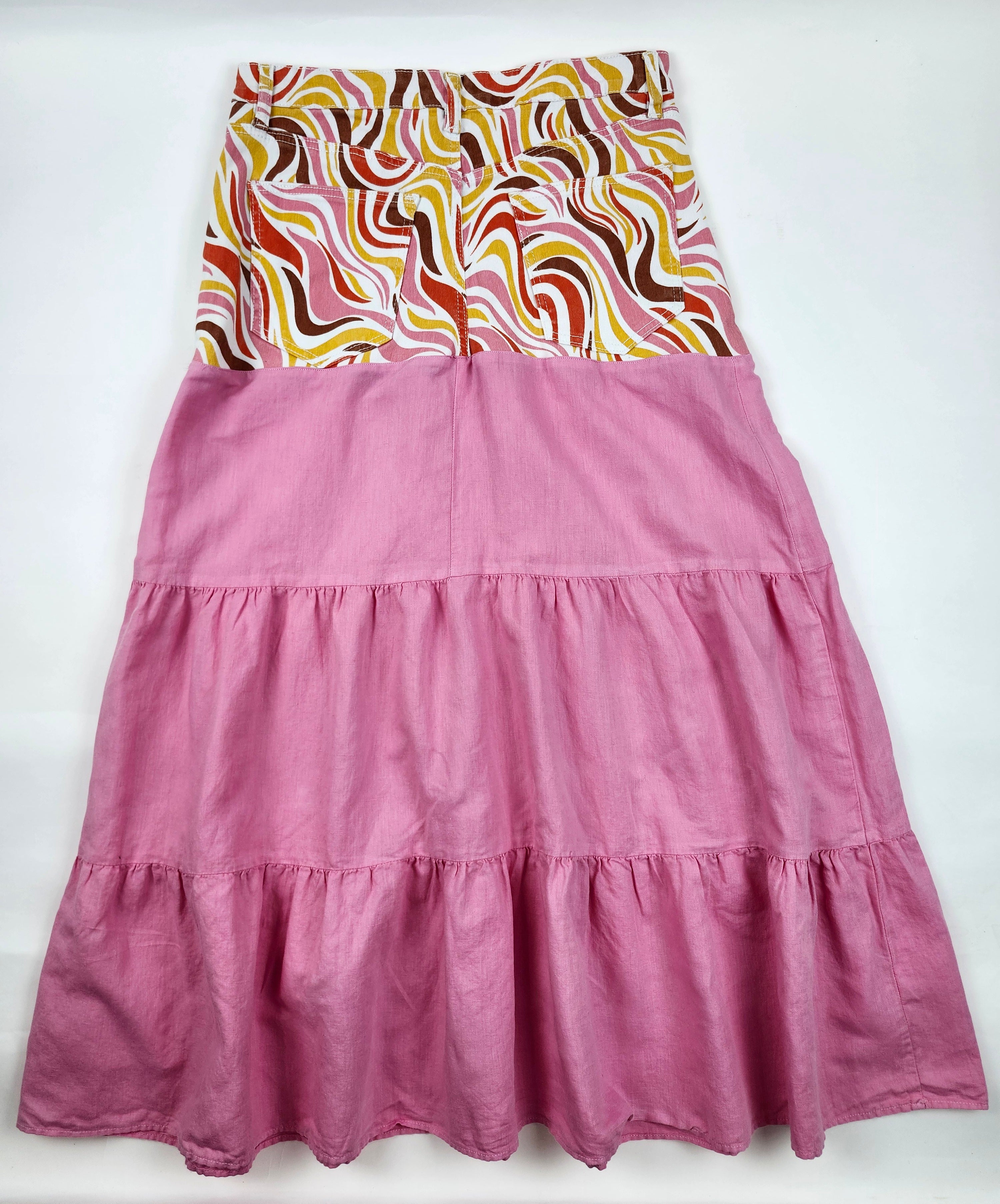 UPCYCLED SKIRT (Pink )