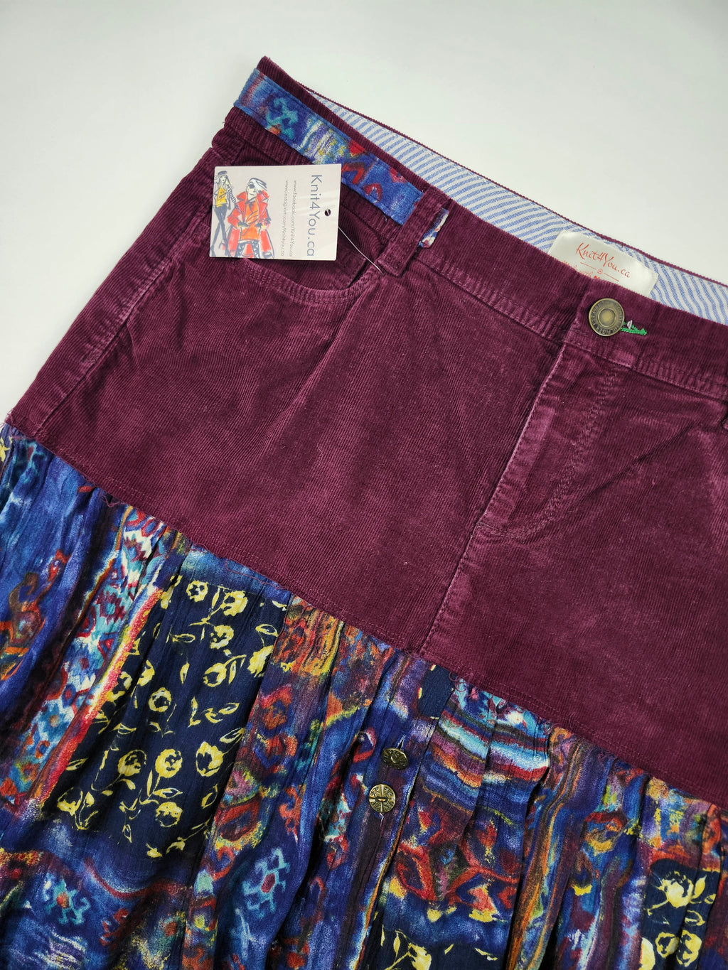 UPCYCLED SKIRT ( Abstract)