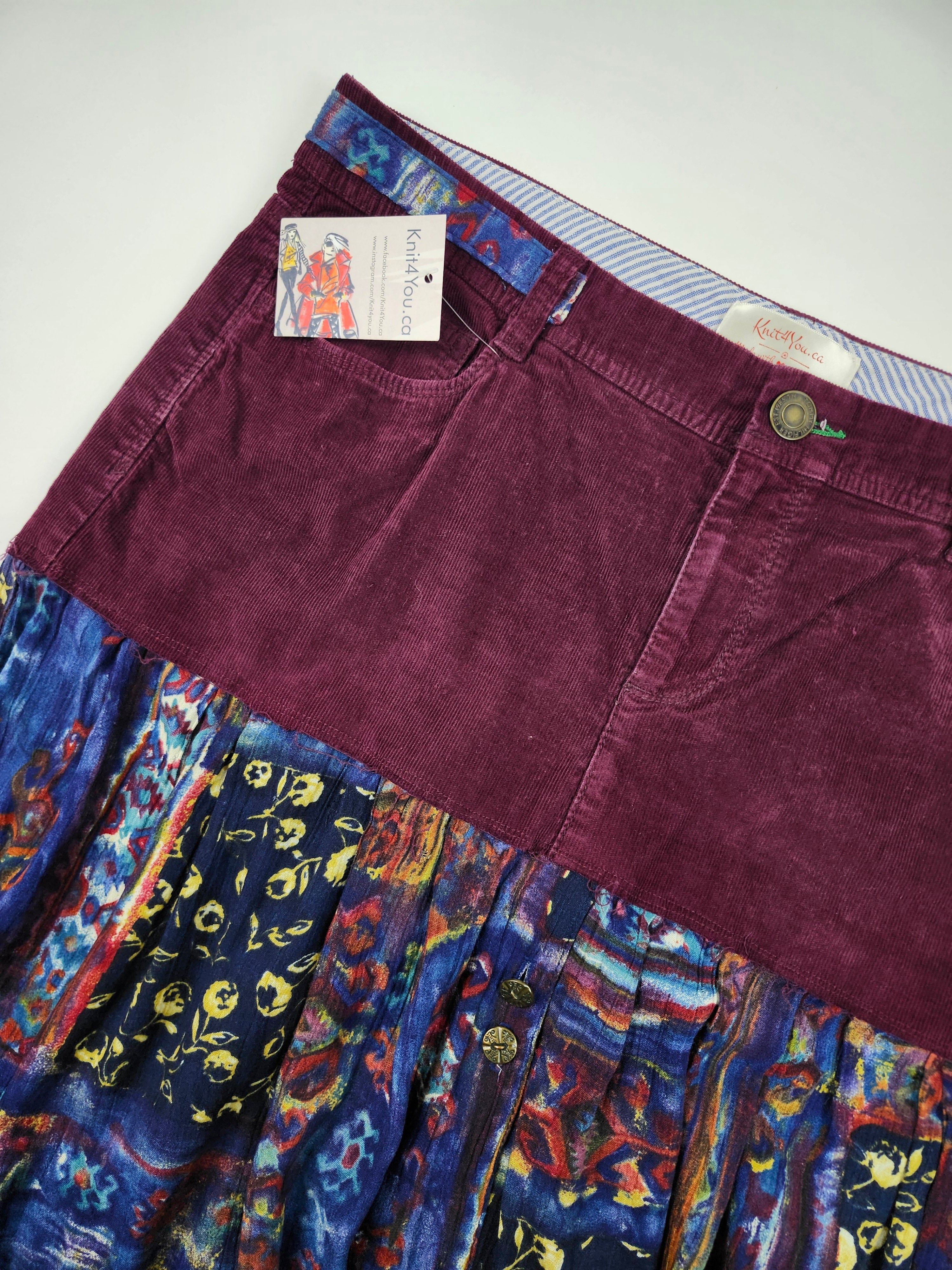 UPCYCLED SKIRT ( Abstract)