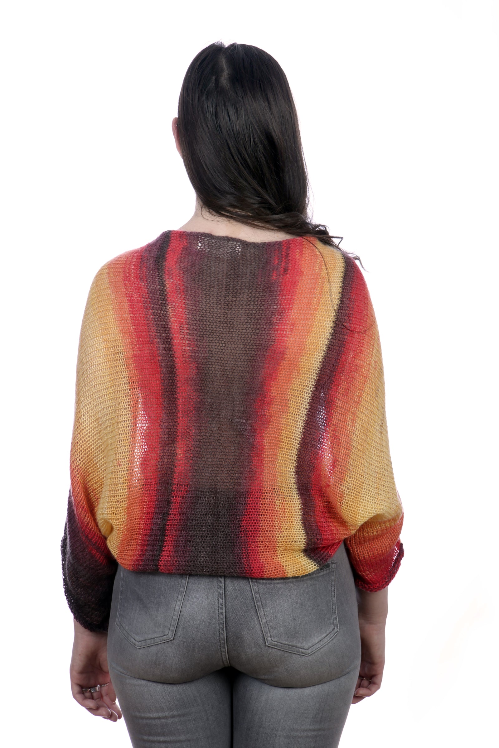 SUNSET BAT-WING SWEATER