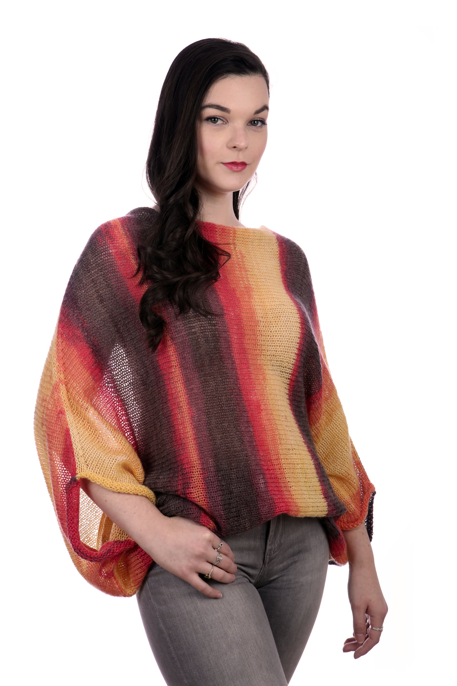 SUNSET BAT-WING SWEATER