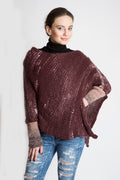 PONCHO – SWEATER CHERRY MIX