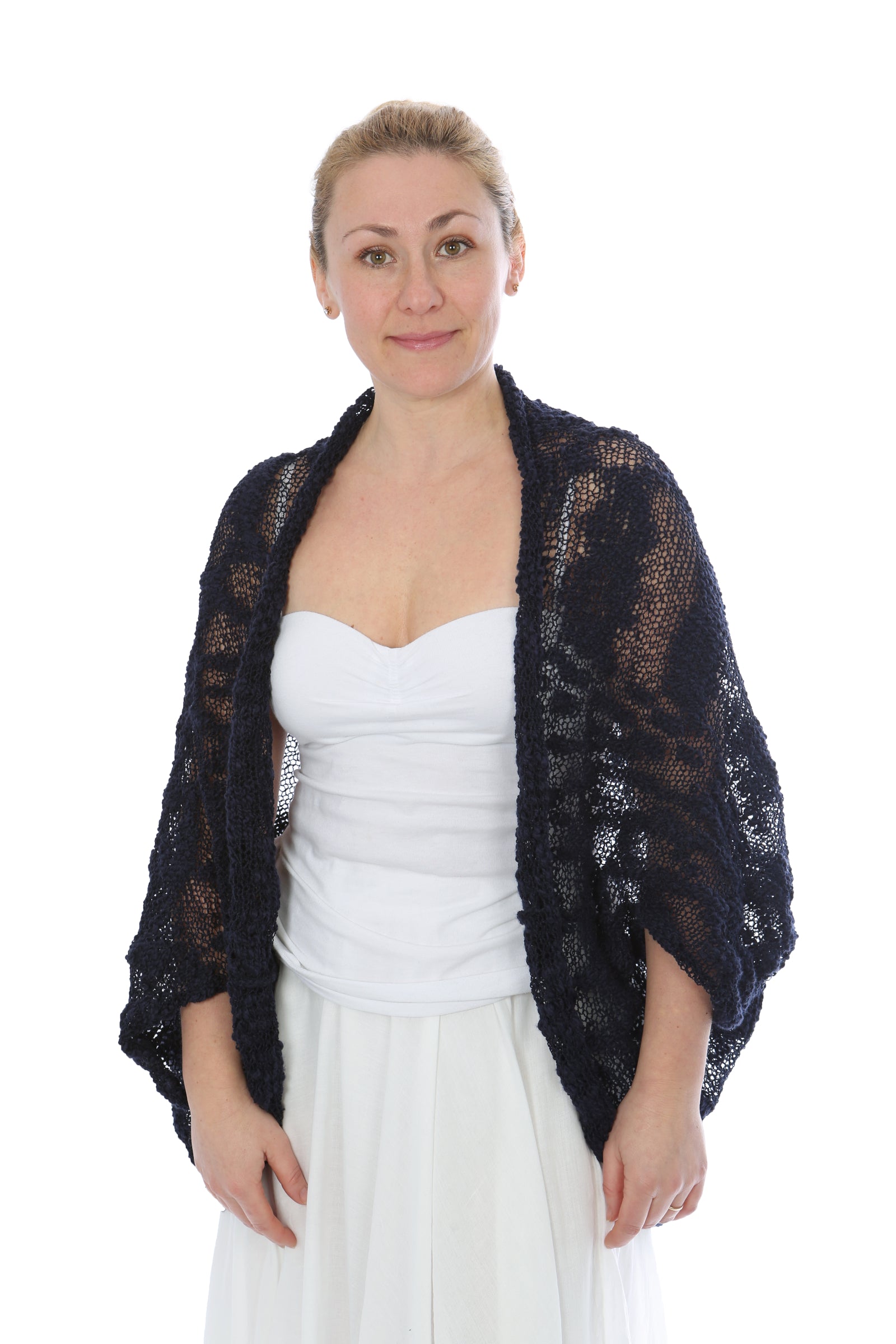 COCOON SHRUG NAVY