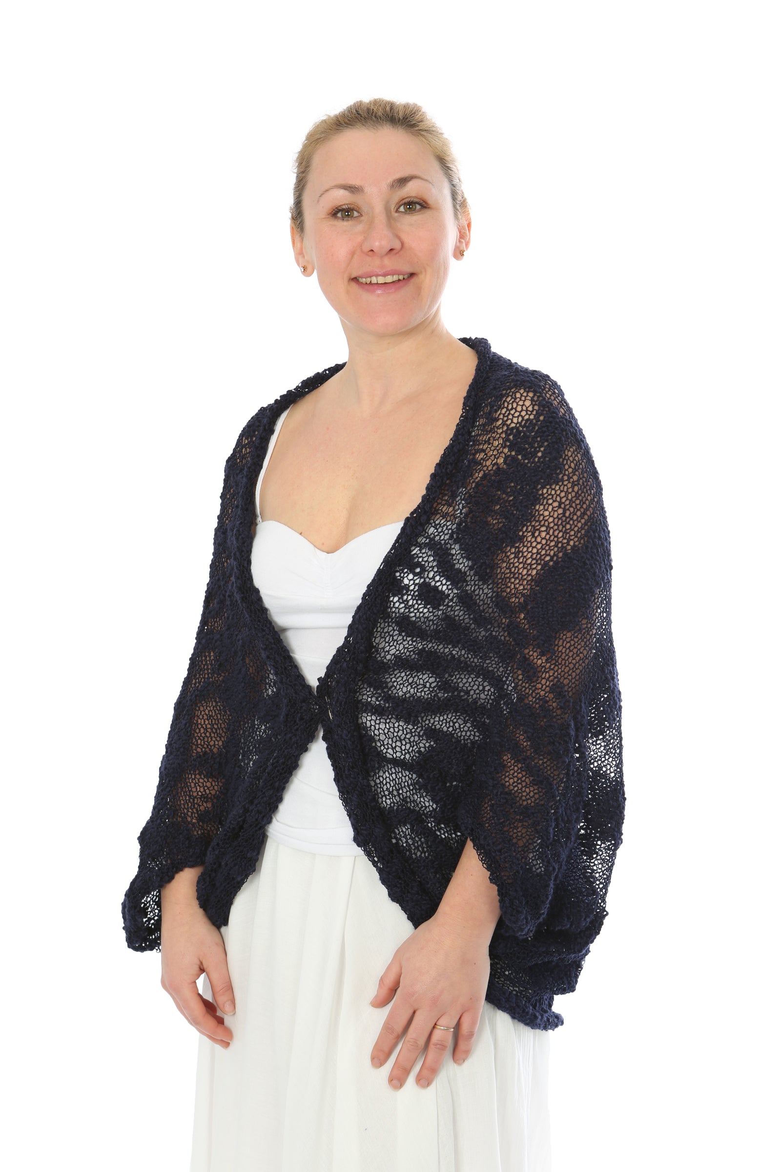 COCOON SHRUG NAVY