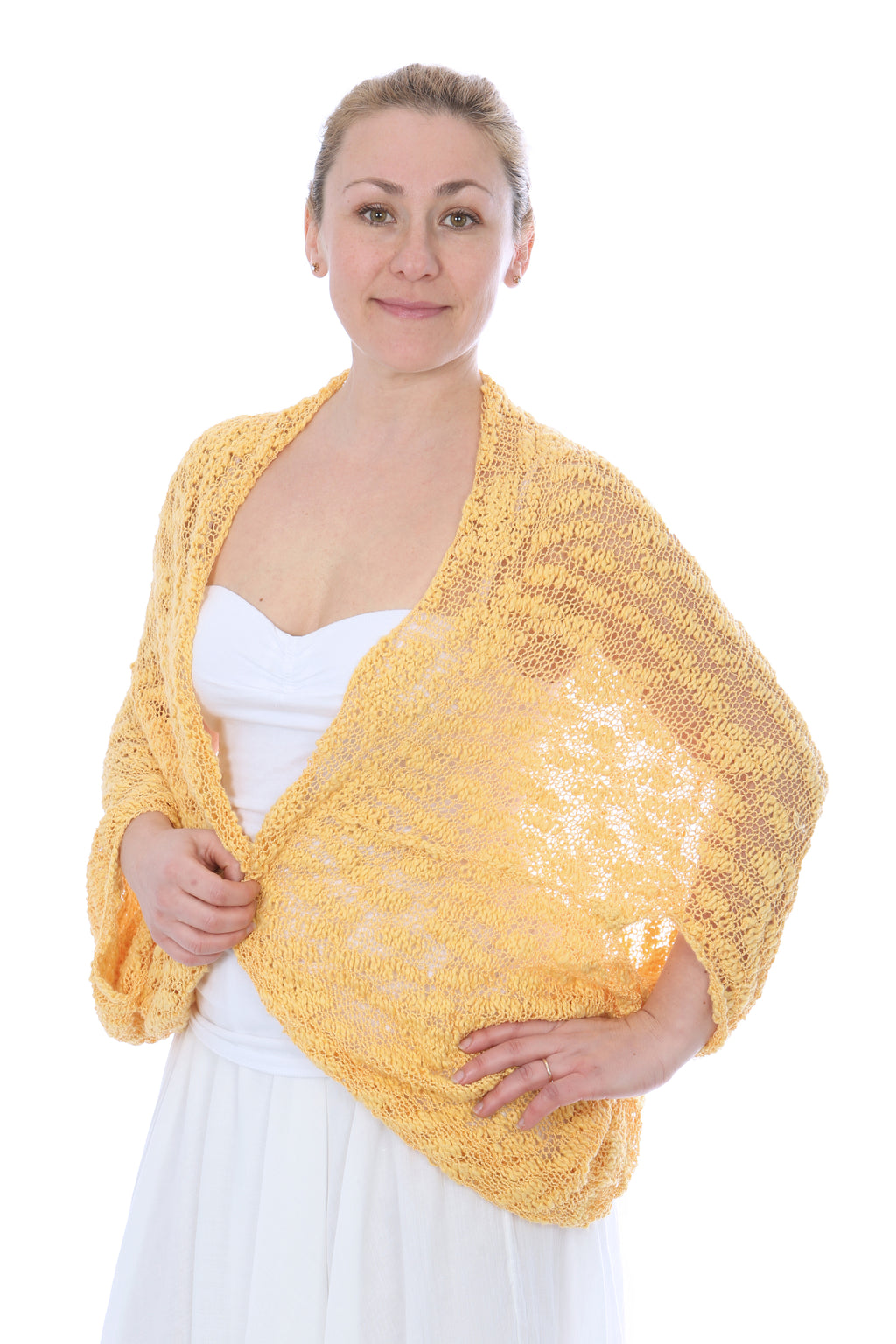 COCOON SHRUG YELLOW