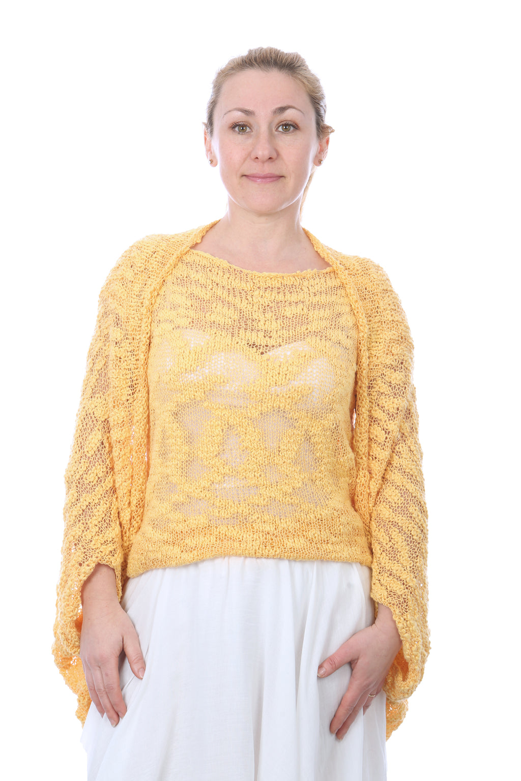 COCOON SHRUG YELLOW