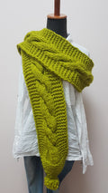 CHUNKY LONG SCARF LEMONGRASS