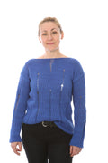 SLIP-STITCH PULLOVER - ROYAL BLUE