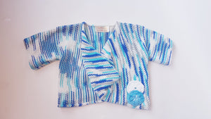 TWISTED TOP FOR GIRLS - BLUE